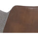 Griffin 34.75 inch November Grey / Bravo Cognac Counter Stool